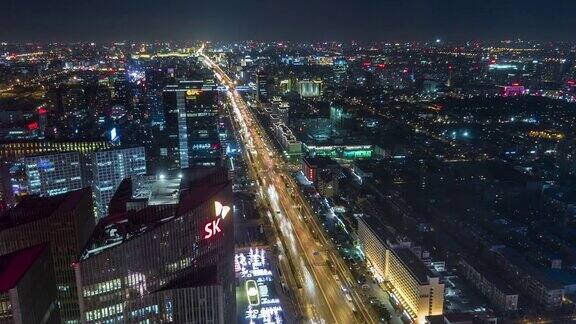 长安街中国北京城市夜景