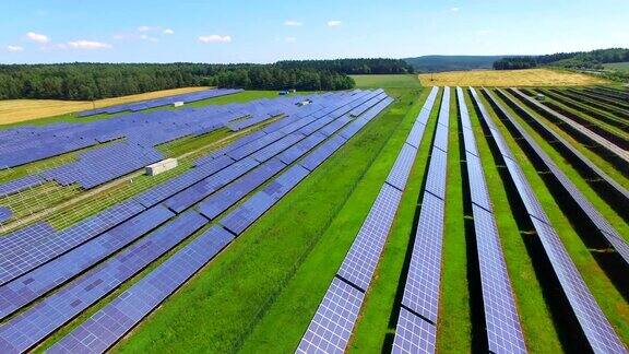 农业景观中的太阳能发电厂