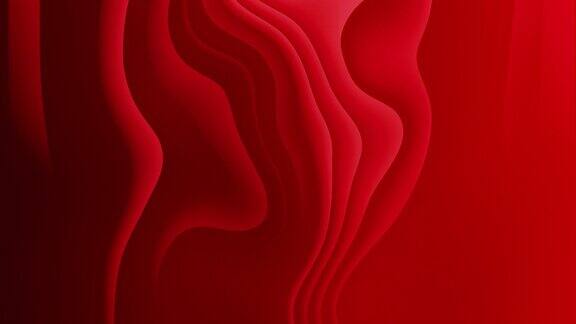 4k抽象红色液体表面背景