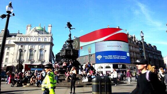 皮卡迪利广场牛津和摄政街英国伦敦