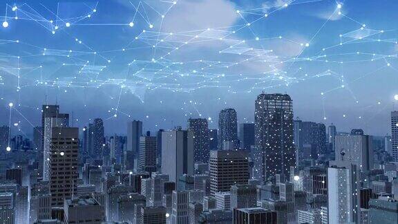 现代城市通信未来网络与技术概念