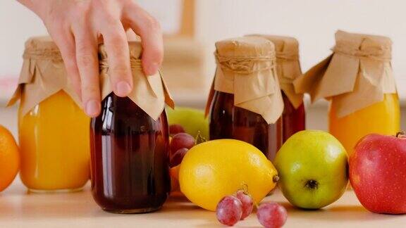 健康营养自制果汁有机水果