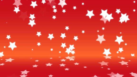 红色背景环的恒星粒子