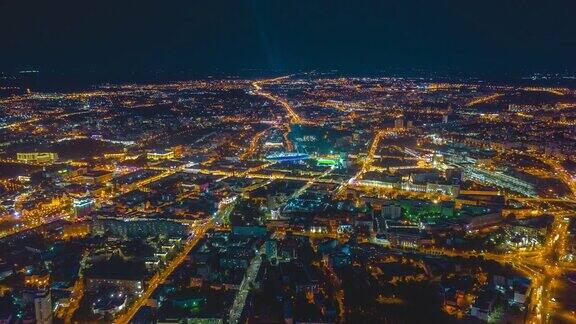 明斯克城市夜景