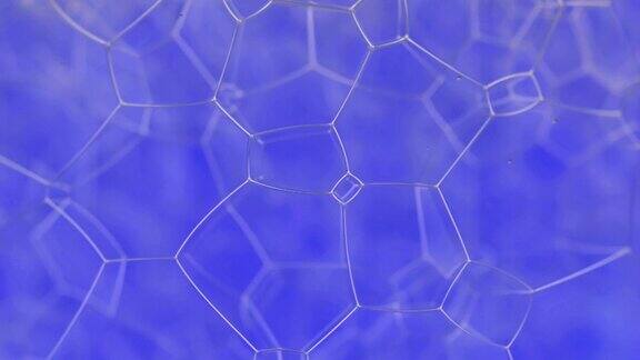 自然旋转蓝色气泡结构异常