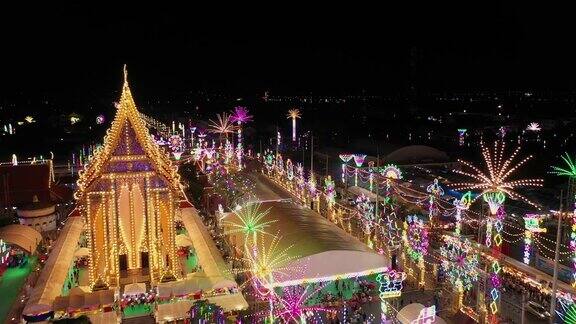 鸟瞰泰国文化中的寺庙节日