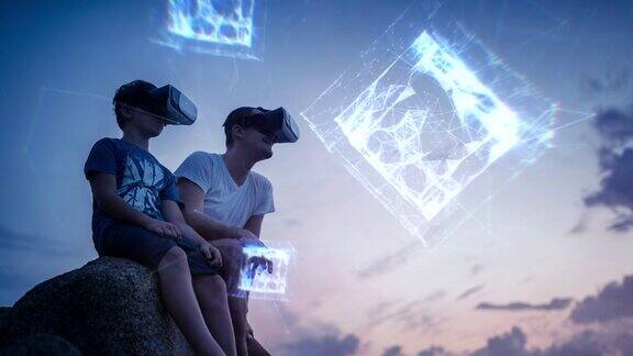在VR耳机中探索虚拟现实世界