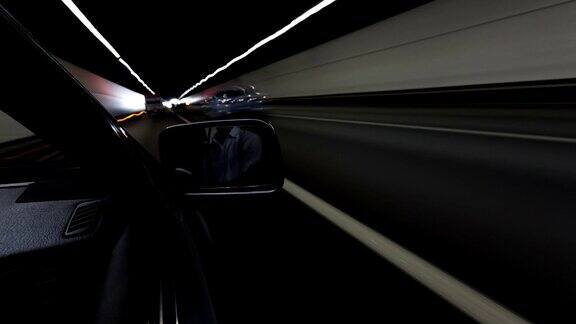 汽车在隧道中高速行驶延时行驶