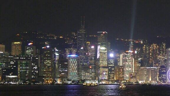 香港城市的夜晚