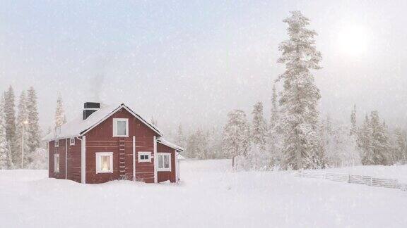 田园诗般的芬兰小屋