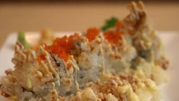 脆虾寿司-日本料理风格