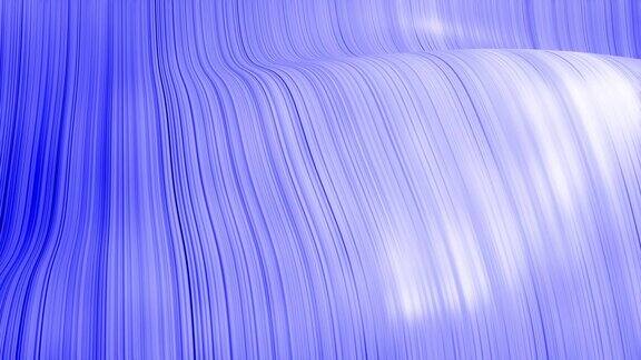 美丽的蓝色抽象波浪