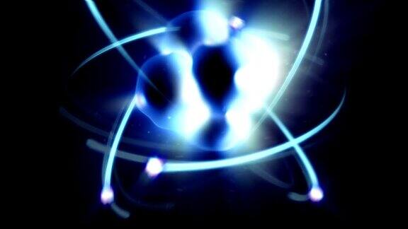 放大缩小电子绕原子核运行的原子