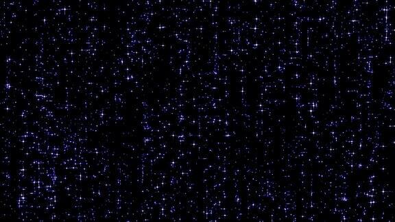 蓝色装饰星星流星的背景
