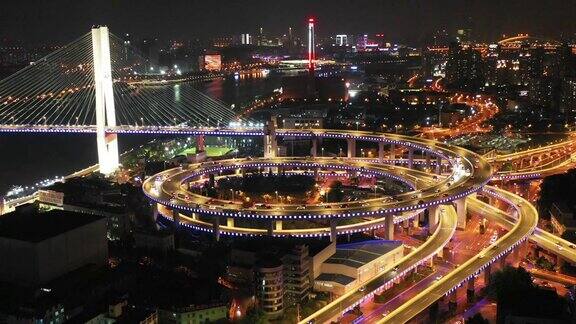 南浦大桥夜景中国上海