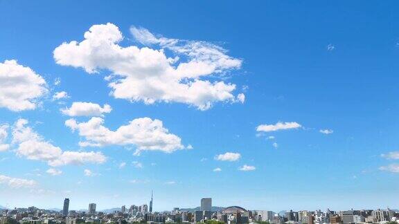 日本福冈市的风景