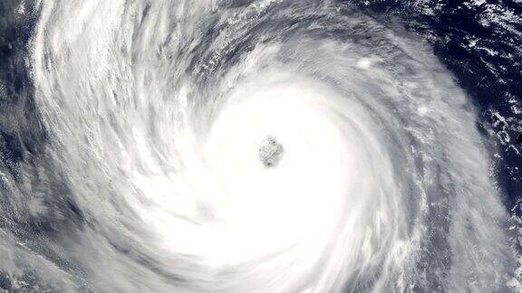 飓风卡特里娜在大西洋盘旋
