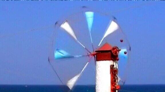 海上有风车
