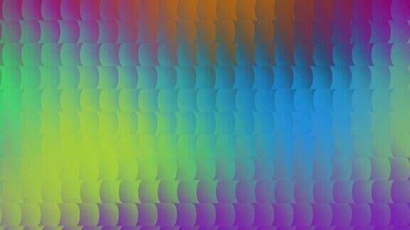 4k抽象流体颜色梯度霓虹灯彩色背景几何形状线条波浪