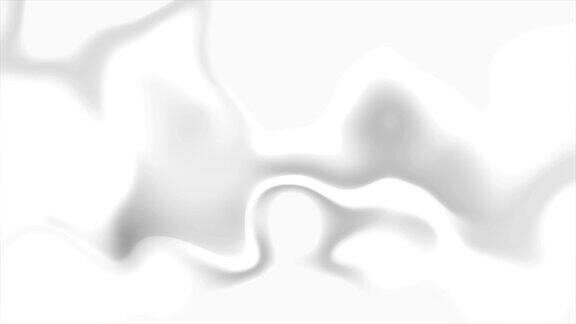 灰色抽象平滑液体波视频动画