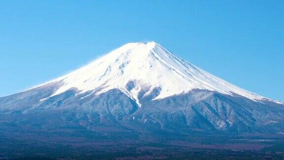 从Churetio宝塔区看富士山;平移运动