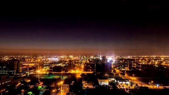迈阿密市中心的夜景