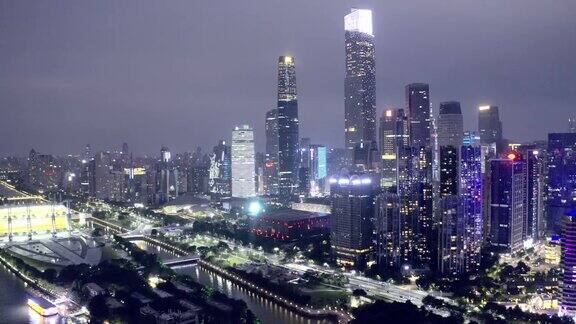 广州现代都市夜景