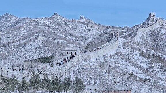 雪后的长城