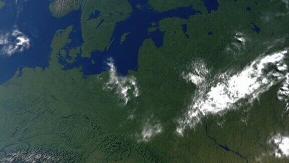 地球与立陶宛接壤