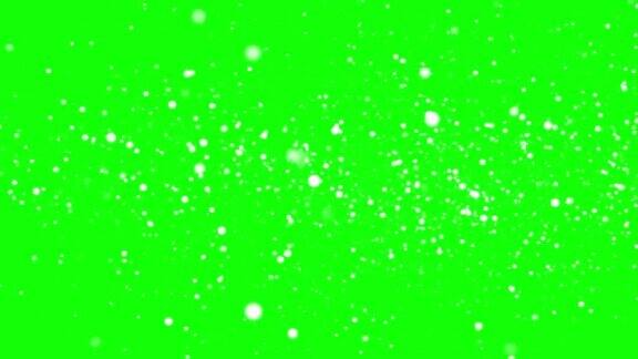 4K抽象粒子背景-可循环-色度键-绿色屏幕