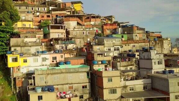 巴西里约热内卢贫民区鸟瞰图