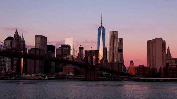 黎明在曼哈顿时间流逝
