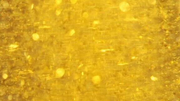 SLOMO抽象闪烁的金色背景