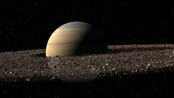 类土星行星旋转