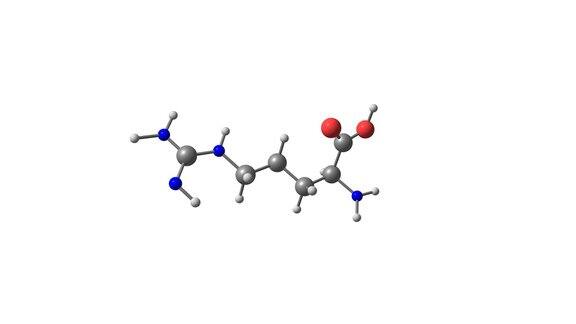 旋转分离的精氨酸氨基酸分子