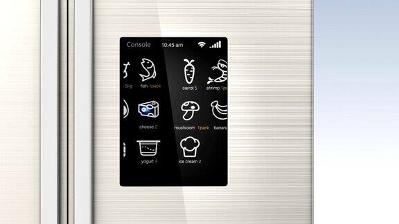 智能冰箱液晶触摸屏