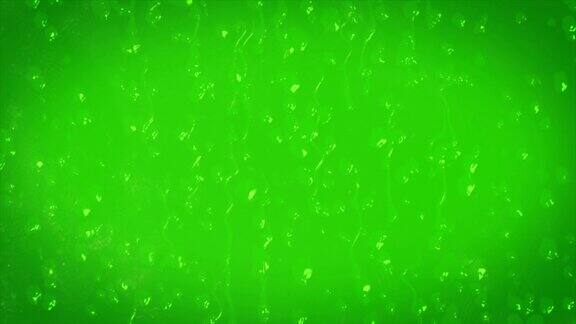 绿色屏幕水雨滴色度键背景逼真效果