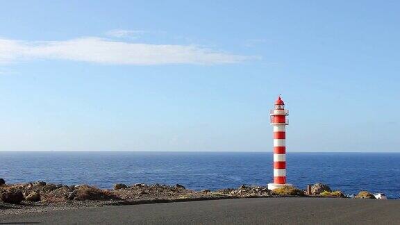 西班牙加那利群岛阳光明媚的灯塔