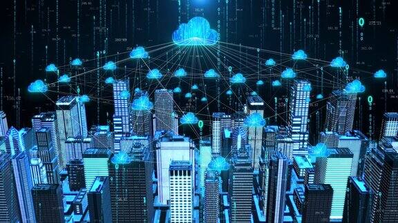 云服务网络覆盖智慧城市