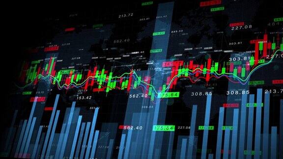商业数据全息图图证券交易所金融投资全球金融商业投资战略竞赛投资安全数据分析技术抽象背景