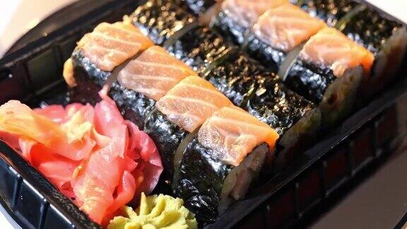 日本传统食物寿司卷