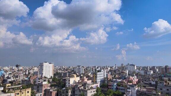人口稠密地区孟加拉国达卡老城区