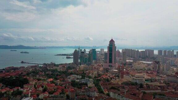 青岛中国4K高清航拍城市