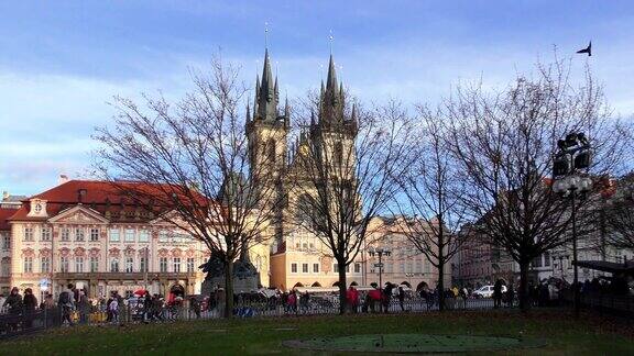 布拉格老城广场捷克共和国