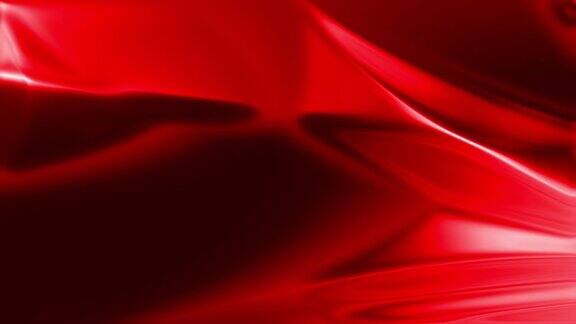 红色液体黄金液态金属抽象迷幻视错觉