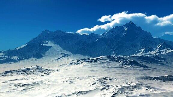 雪山延时