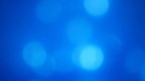 蓝色抽象灯光散景背景