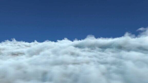 无限飞在电影云背景无缝循环v04