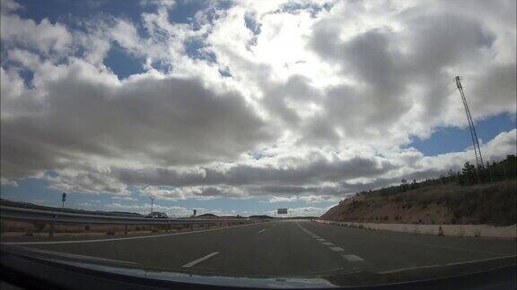 时间流逝高速公路西班牙