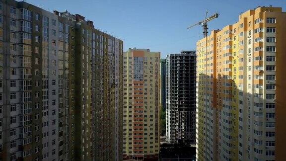鸟瞰图都市中的都市地区城市中高层住宅公寓的建设住宅地产买卖及租赁业务房屋正面